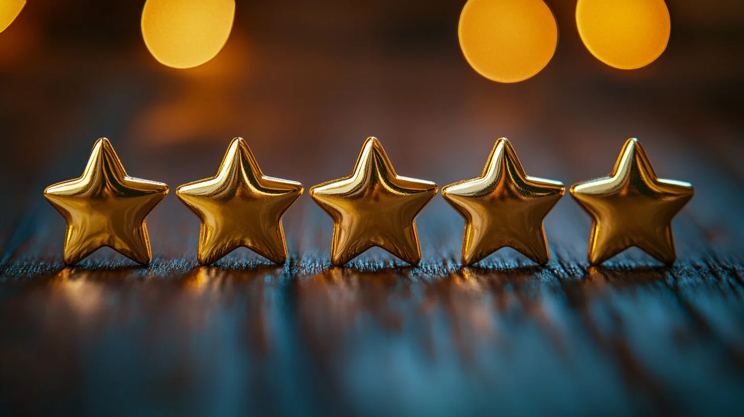 Five star rating visual